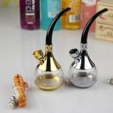 PIPA AD ACQUA FUMARE TABACCO SIGARETTA NARGHILE FUMO SHISHA REGALO FUMATORI KIT
