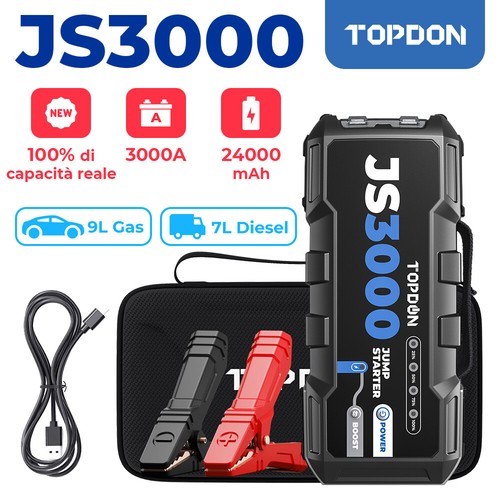 Topdon js3000 auto 24000mah - topdon,