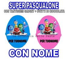 INSIDE OUT PASQUALONE SORPRESONE UOVO DI PASQUA SUPER CONTENITORE PER BAMBINO /A
