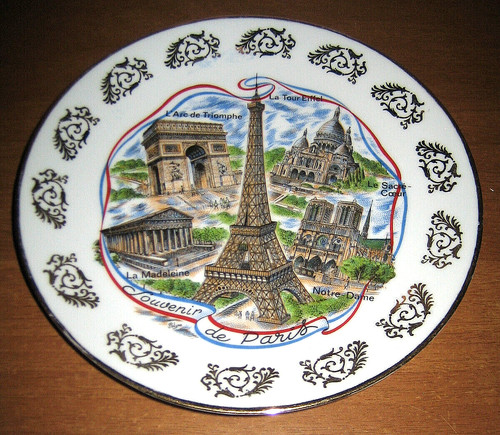 Piatto limoges souvenir - souvenir, de