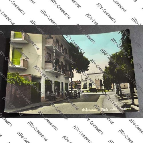 Cartolina orbassano viale - orbassano,