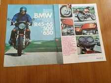 1978 MOTO BMW R45 - 65 : 500 & 650 PROVA SU STRADA CARATTERISTICHE GUIDA VINTAGE