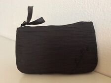 Pochette seta nera elegante cerimonia donna borsetta borsa da sera con perline