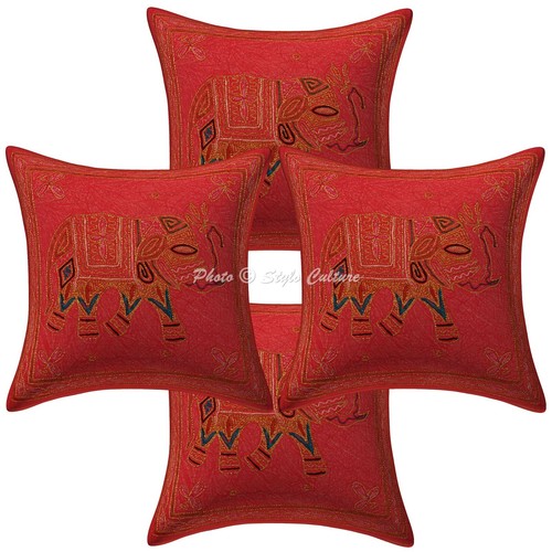Copricuscino ricamato boho - copricuscino,