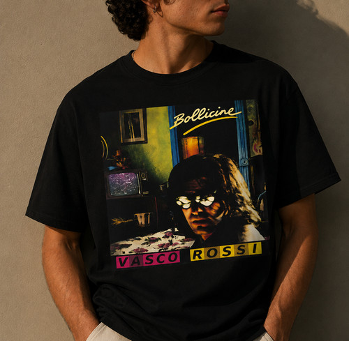 Shirt vasco rossi bollicine - rossi,