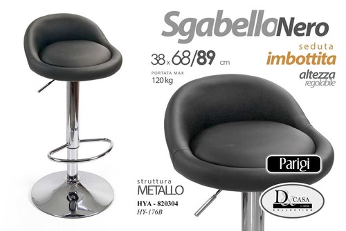 Sgabello bar robusto seduta - sgabello,