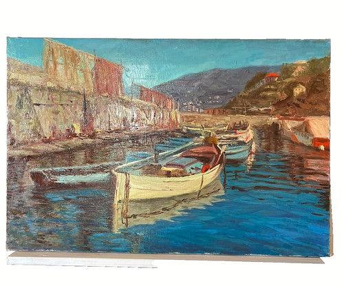Quadro antico marina - quadro,