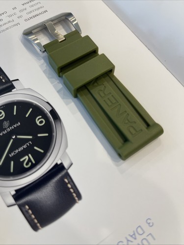 Per panerai cinturino - gomma, 24