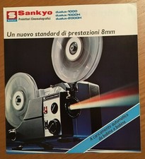 Brochure vintage Sankyo Dualux 1000/1000H/2000H - Proiettori 8 mm
