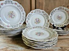 Seltmann Weiden Theresia Servizio Piatti 18 Pz Piano Fondo Frutta Dessert 1950 