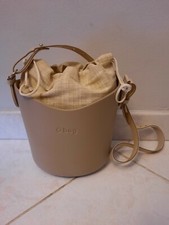 Borsa Secchiello O bag O bag basket - nuova idea regalo originale scocca sabbia