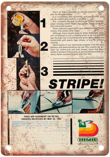 Insegna vintage 1981 beugler - 1981,
