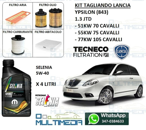Kit tagliando filtri - e, olio