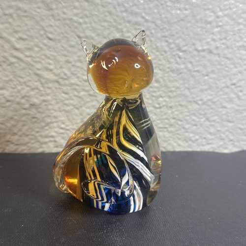 Statuina gatto vintage - , vetro