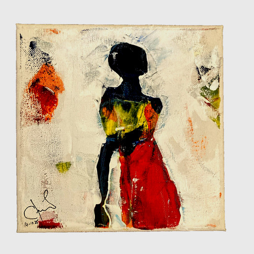 Quadro astratto acrilico