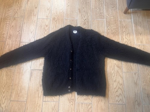 Obey cardigan nero - obey, fuzzy