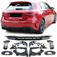 SOTTOPARAURTI DIFFUSORE FINALI PER MERCEDES W177 2019 CLASSE A AMG LOOK NERO