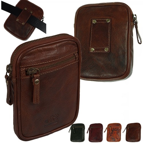 Branco marsupio pelle vintage