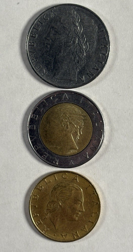 Lotto monete lire - , italia