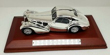 MODELLINO BUGATTI ATLANTIC COUPE' DE AGOSTINI SILVER CARS COLLECTION 1:43 1/43