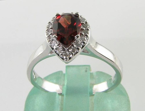 Anello oro bianco 9ct - oro,