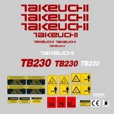Takeuchi TB230 Mini Escavatore