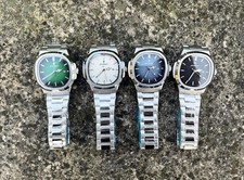 Set of 4 Men's Elegant Silver
