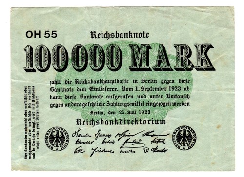 Germania banconota del - germania,
