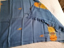 Scialle stola sciarpa celeste - scialle,