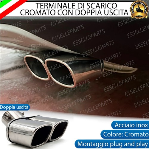 Terminale scarico doppio - terminale,