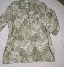 EUC CLICK Sage Green Pattern