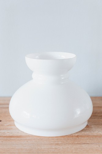 Bel abat jour opaline blanc - bel, abat-jour