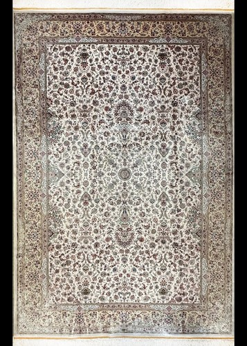 Tappeto stile persiano - , beige