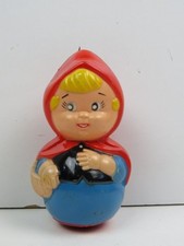 antico giocattolo CAPPUCCETTO ROSSO PSE bambola ROLY POLY celluloide vintage di