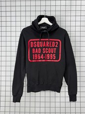 Felpa con cappuccio uomo Dsquared2 Big Logo Distressed taglia S