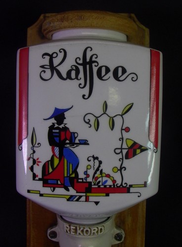 Art deco kaffeemühle rekord - art,