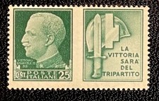 WWII 1942 Emissione Mussolini