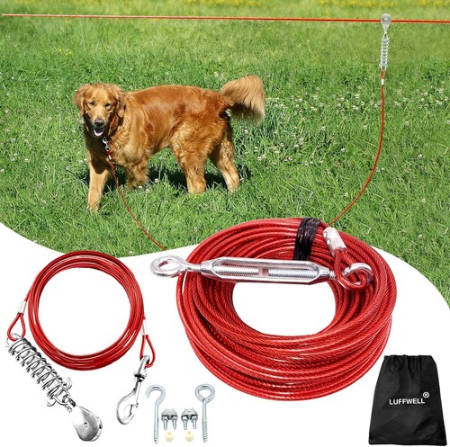 100ft dog runner - for, yard