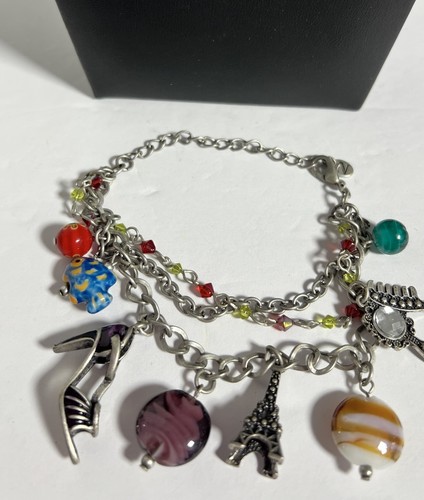 Bracciale vintage colorato - bracciale,