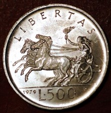 1979 San Marino 500 Lire KM#