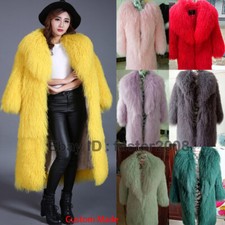 Cappotto donna lungo pelliccia