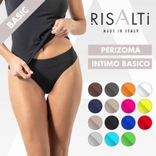 Perizoma Slip Donna Microfibra - Intimo Donna, Mutande Senza Cuciture Risalti