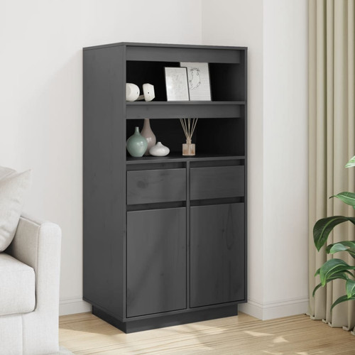 Vidaxl credenza grigia - credenza,