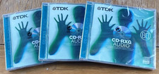 3x TDK CD-RXG 80 AUDIO CD