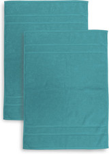 Set 2 Tappetini Da Bagno in Spugna, Misura 50X70 Cm, Assorbente, 650 G/M², Lavab