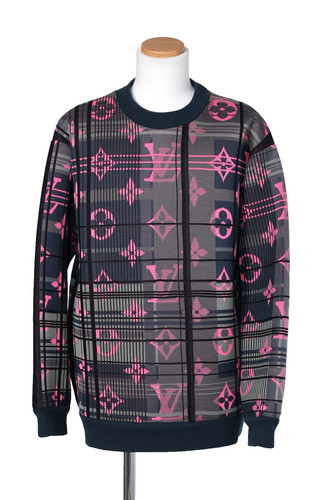 Felpa jacquard monogramma