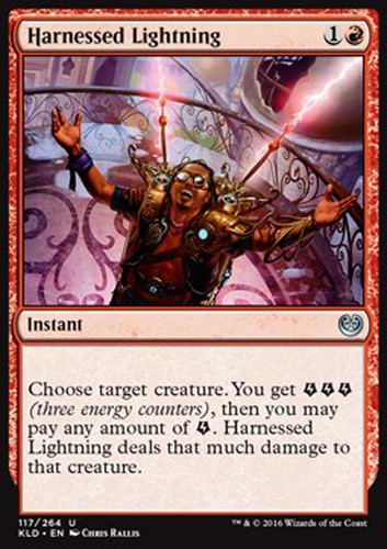 Mtg harnessed lightning exc - harnessed,