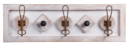 Wood and metal coat - coat, hanger