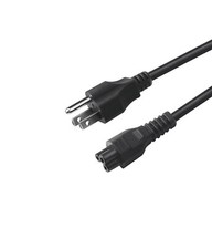 3 Pin AC Power Cord Cable Plug