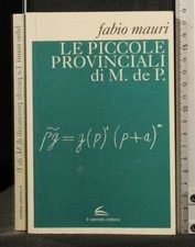 LE PICCOLE PROVINCIALI DI M. E